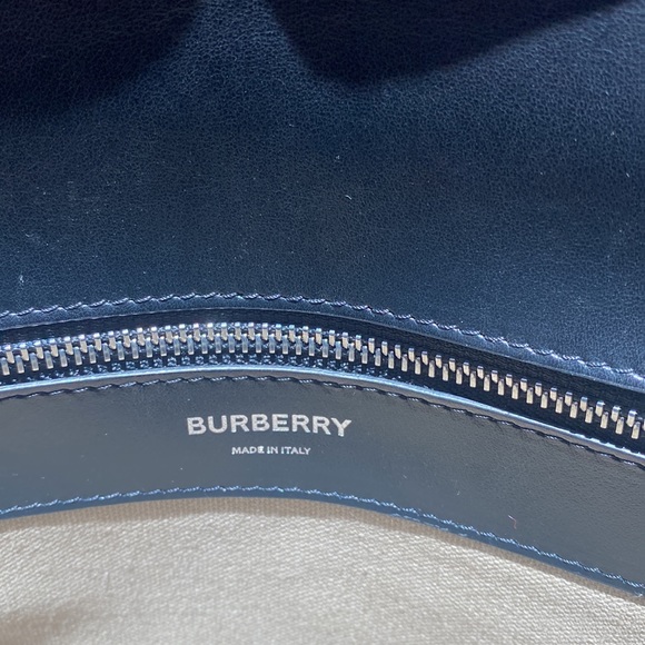 Burberry Black Embossed Monogram Leather Clutch Computer Bag - Picture 8 of 15